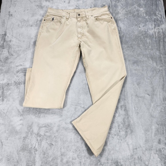 Polo Ralph Lauren Other - Polo Ralph Lauren Chino Pants Mens 34x30 Khaki Cotton Twill Straight Leg Casual